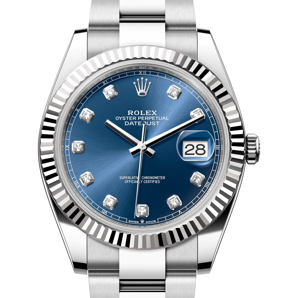 Rolex Datejust 41 Oyster, 41 mm, Oystersteel and white gold Reference 126334