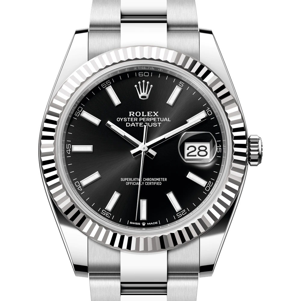 Rolex Datejust 41 Oyster, 41 mm, Oystersteel and white gold Reference 126334