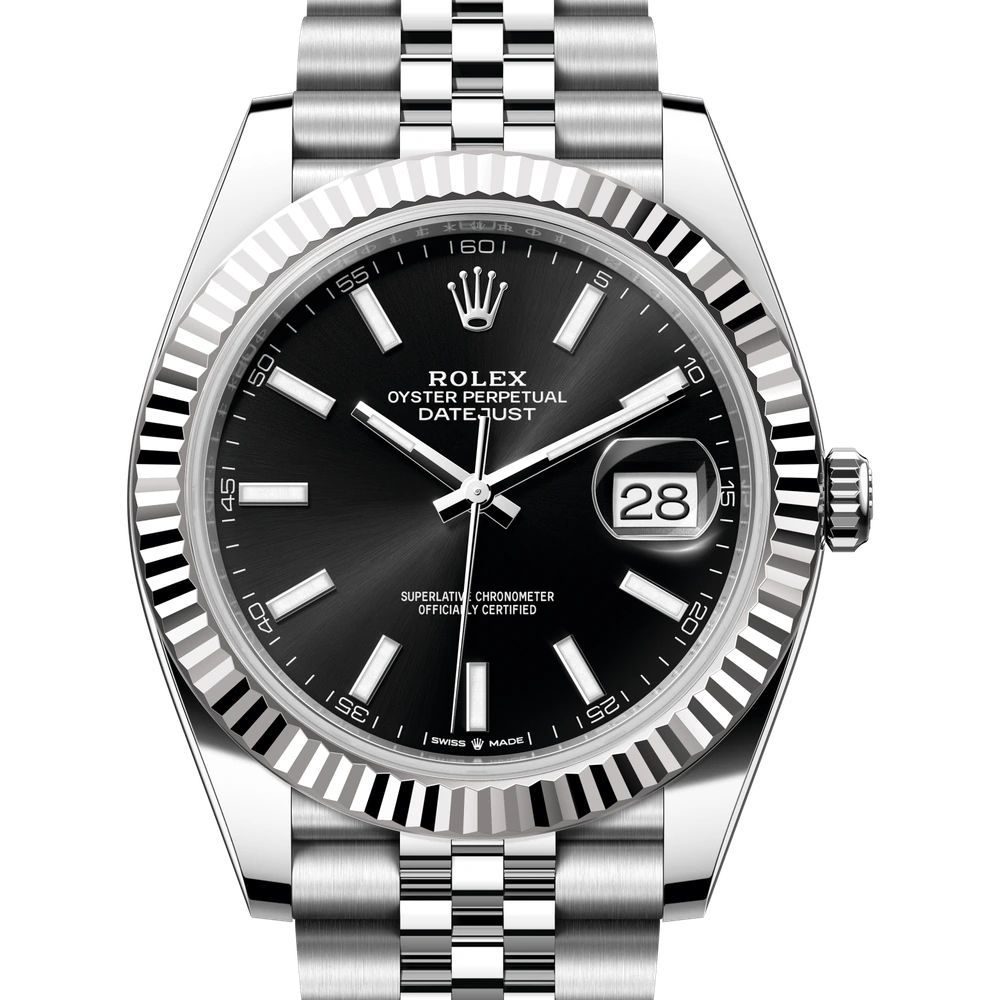 Rolex Datejust 41 Oyster, 41 mm, Oystersteel and white gold Reference 126334