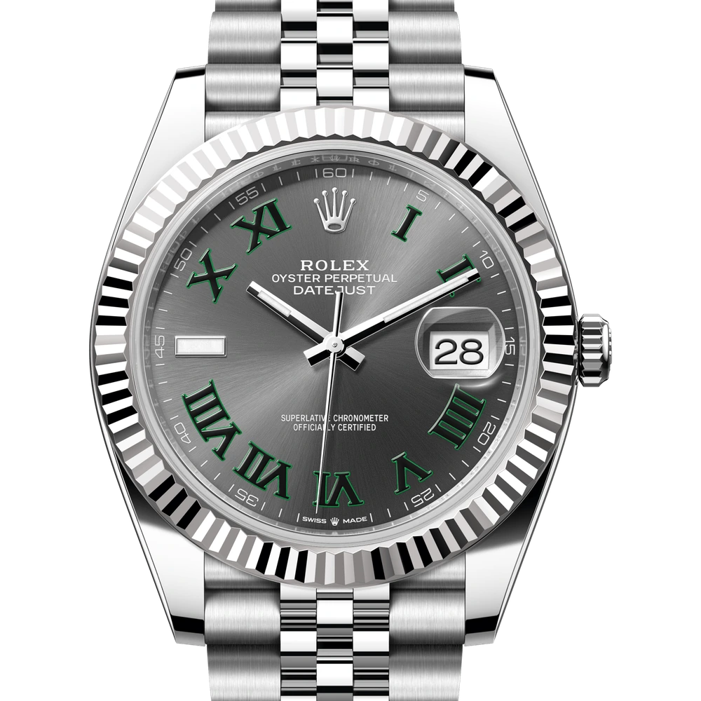Rolex Datejust 41 Oyster, 41 mm, Oystersteel and white gold Reference 126334