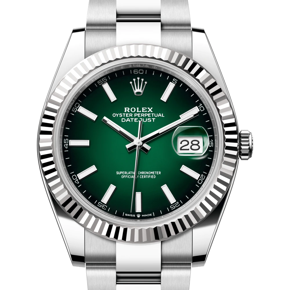 Rolex Datejust 41 Oyster, 41 mm, Oystersteel and white gold Reference 126334
