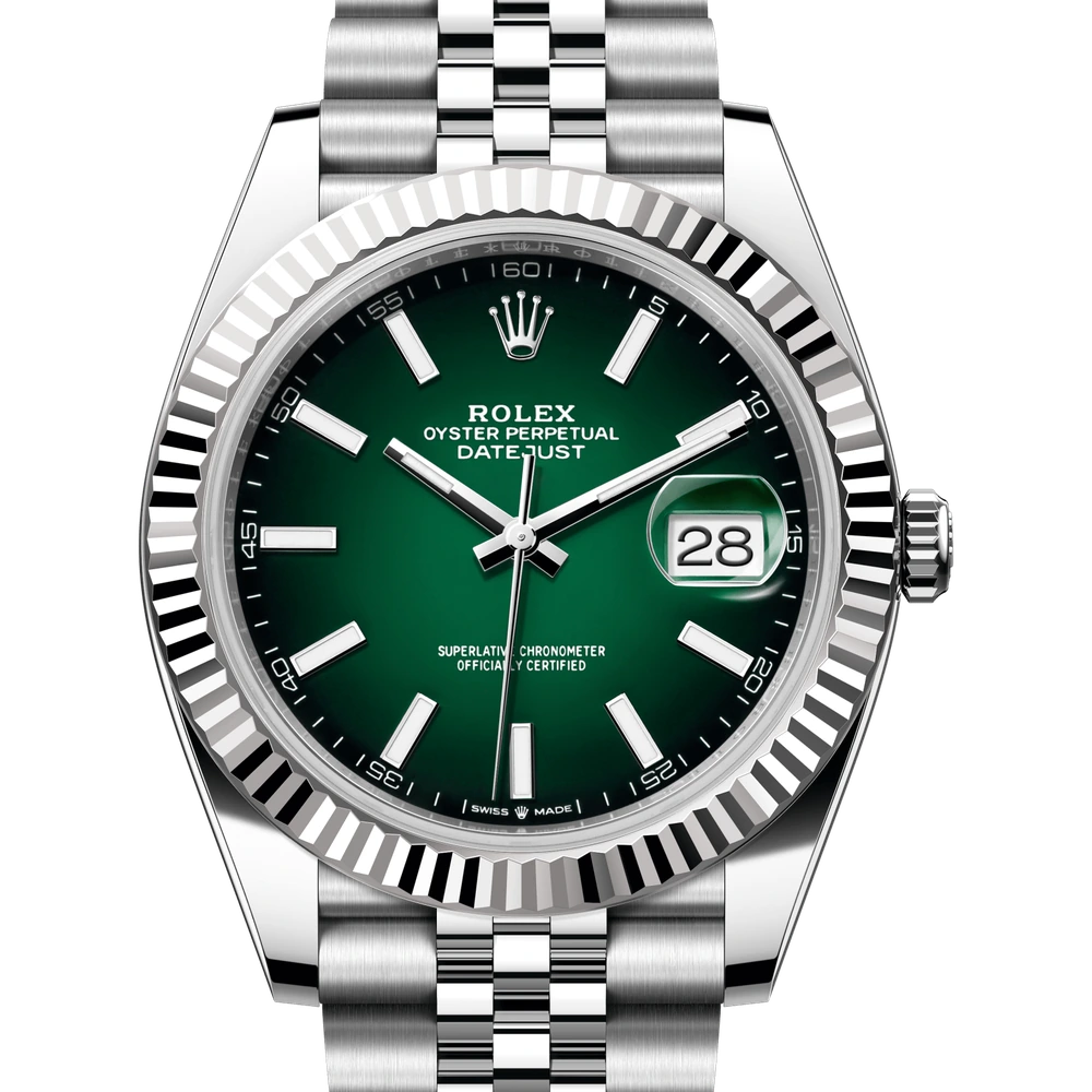Rolex Datejust 41 Oyster, 41 mm, Oystersteel and white gold Reference 126334