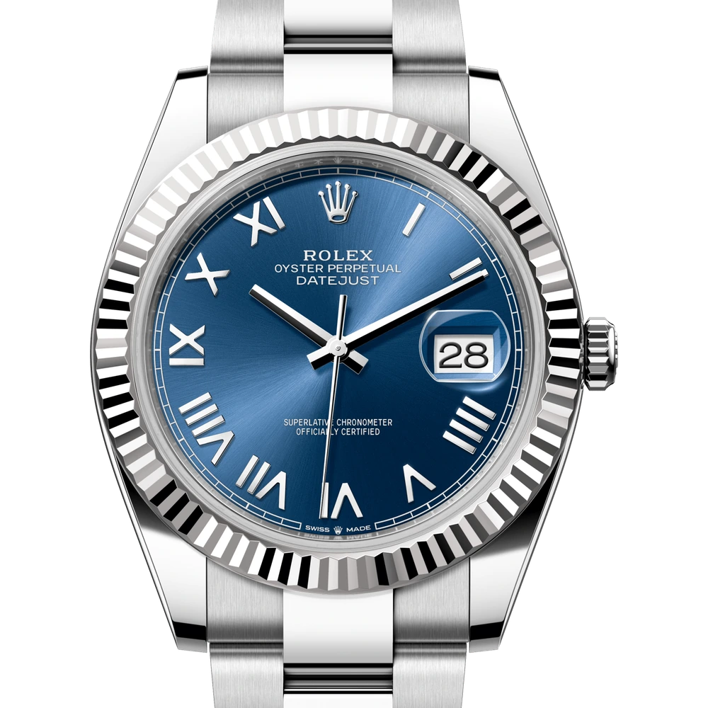 Rolex Datejust 41 Oyster, 41 mm, Oystersteel and white gold Reference 126334