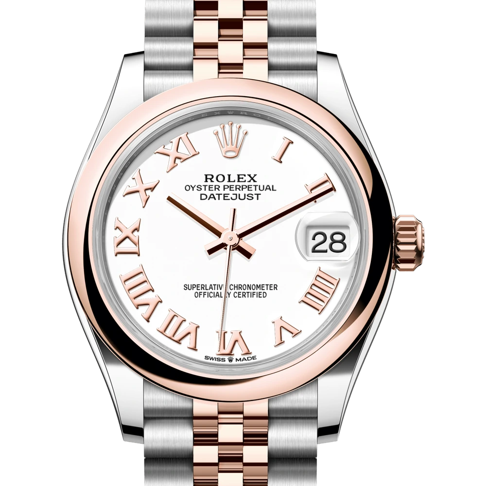 Rolex Datejust 31 Oyster, 31 mm, Oystersteel and Everose gold Reference 278241