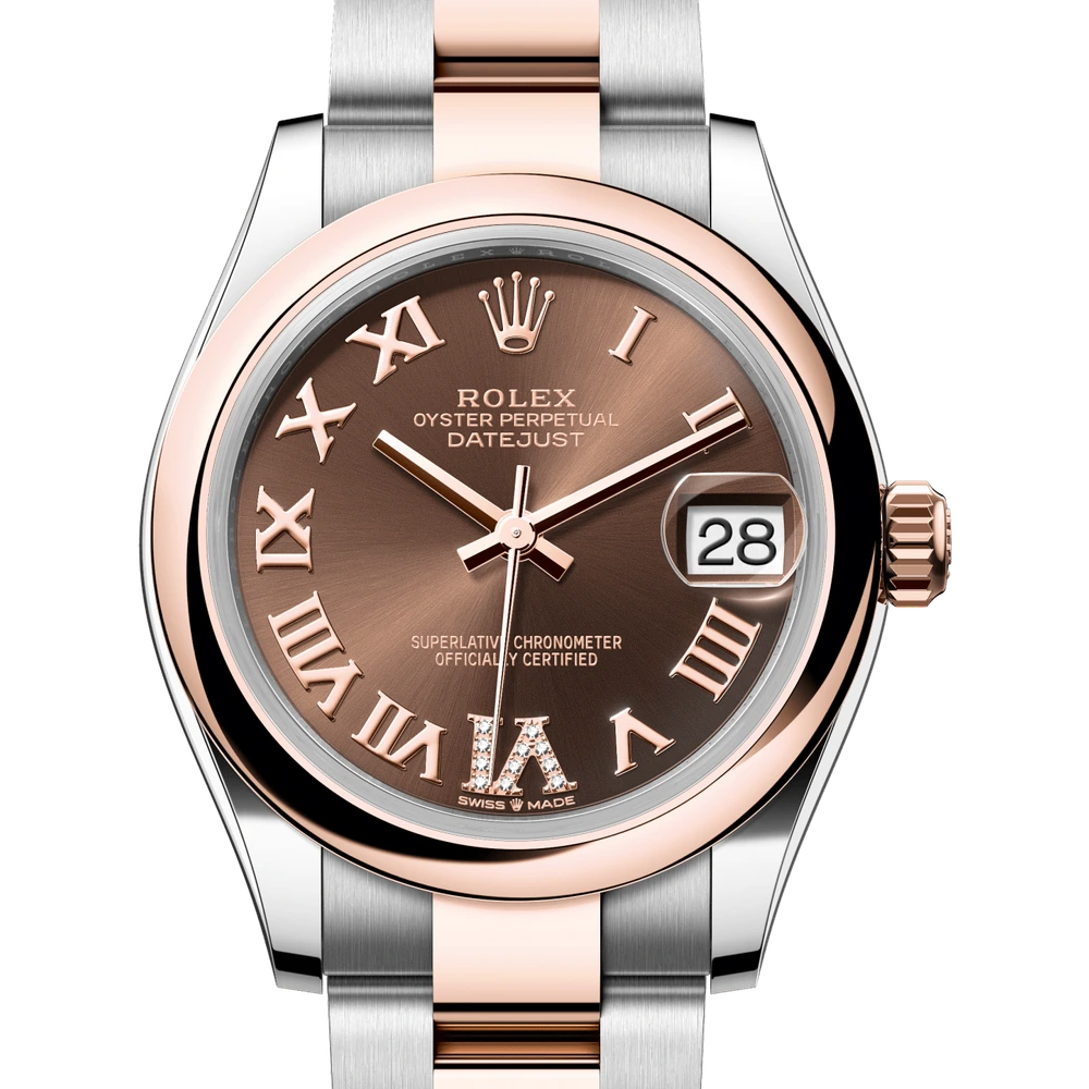 Rolex Datejust 31 Oyster, 31 mm, Oystersteel and Everose gold Reference 278241