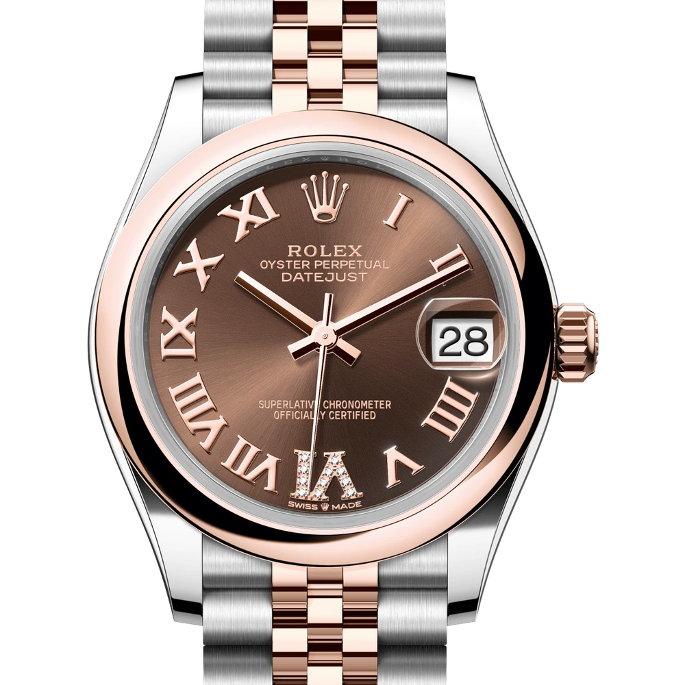 Rolex Datejust 31 Oyster, 31 mm, Oystersteel and Everose gold Reference 278241