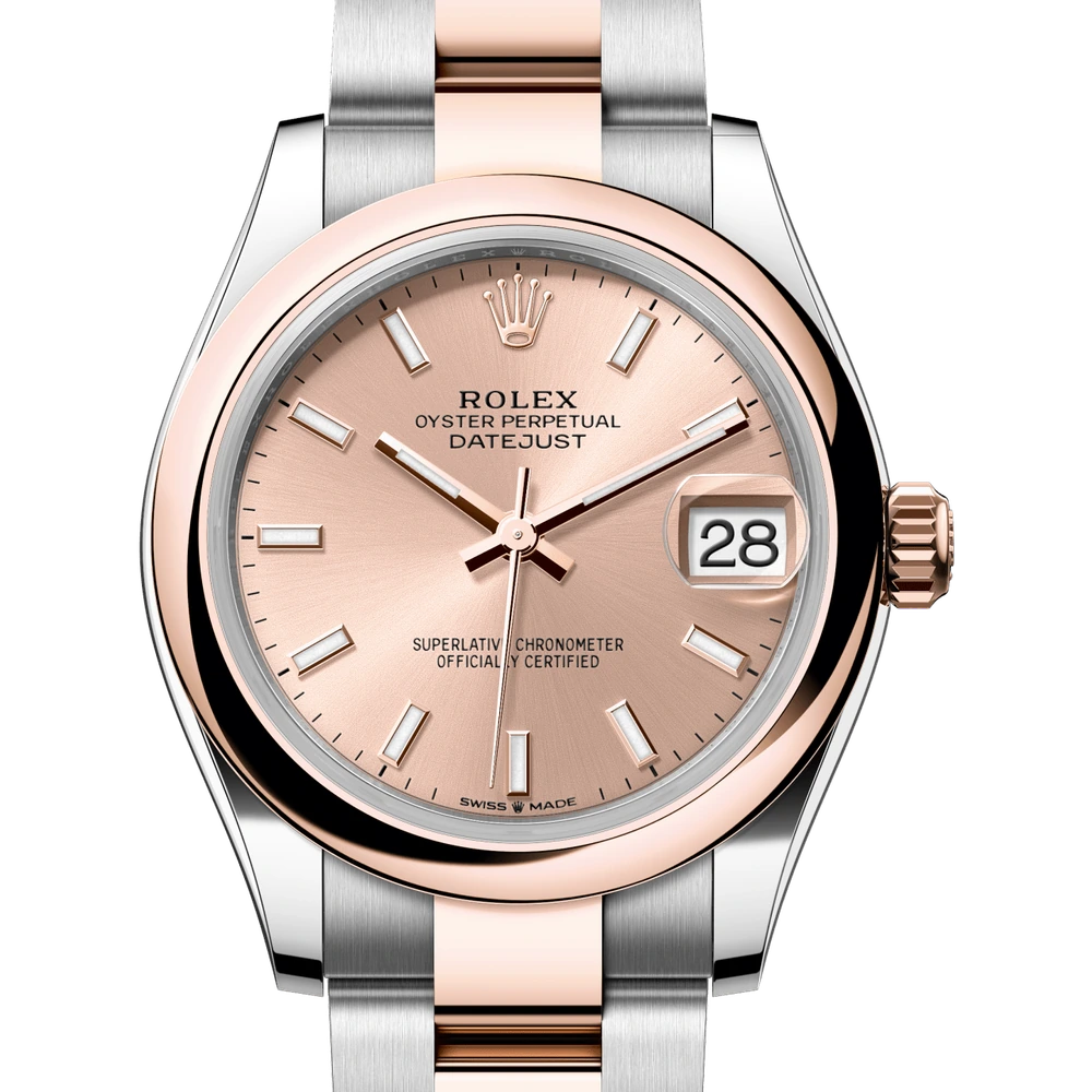 Rolex Datejust 31 Oyster, 31 mm, Oystersteel and Everose gold Reference 278241