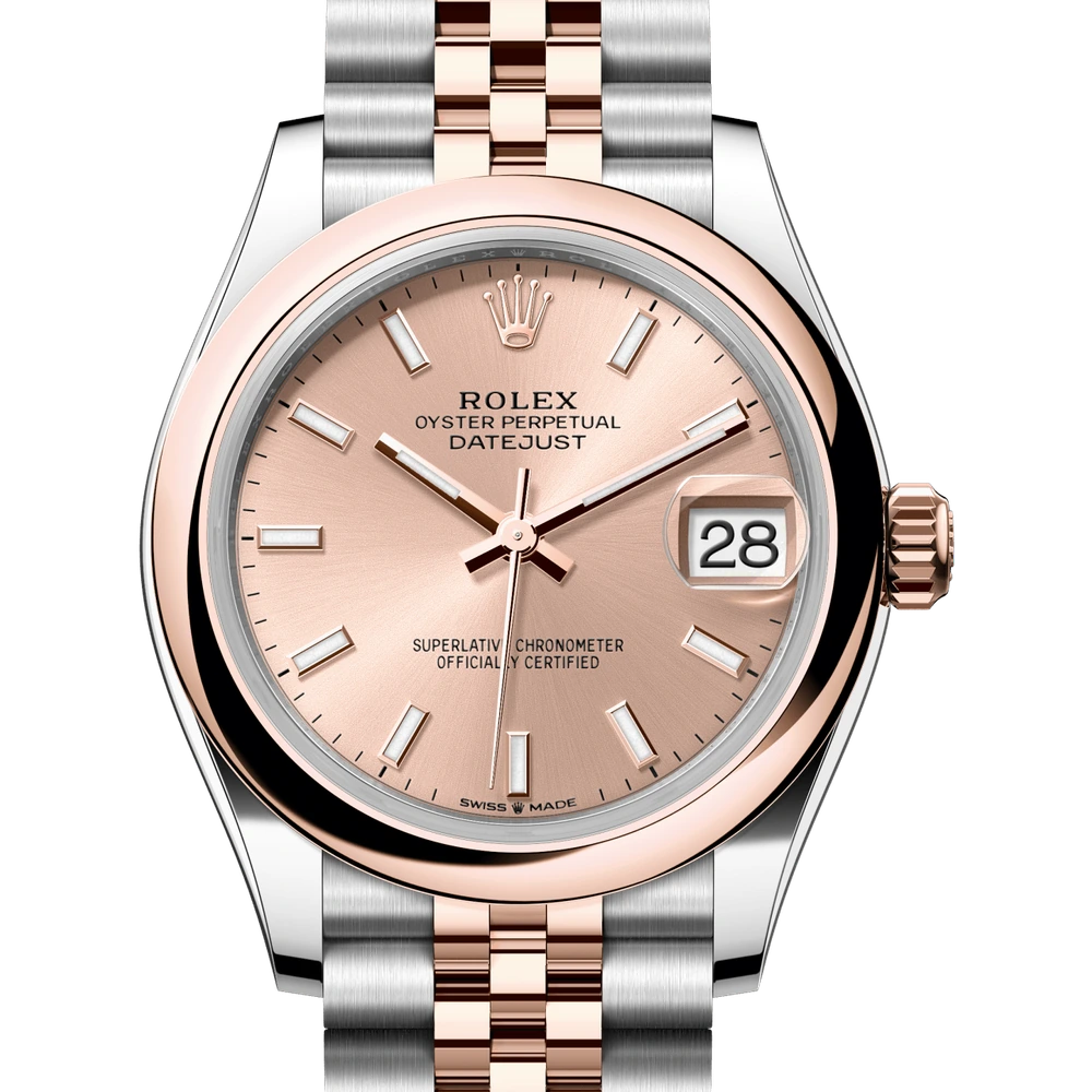 Rolex Datejust 31 Oyster, 31 mm, Oystersteel and Everose gold Reference 278241