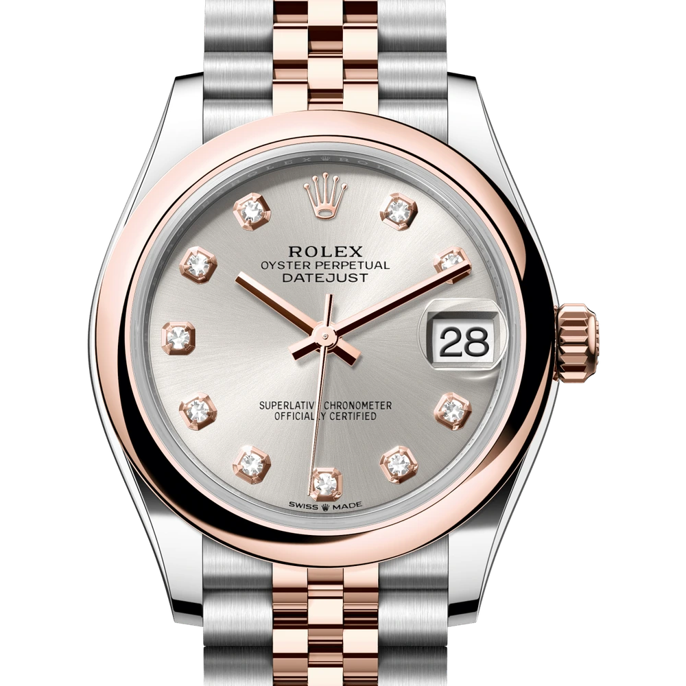 Rolex Datejust 31 Oyster, 31 mm, Oystersteel and Everose gold Reference 278241
