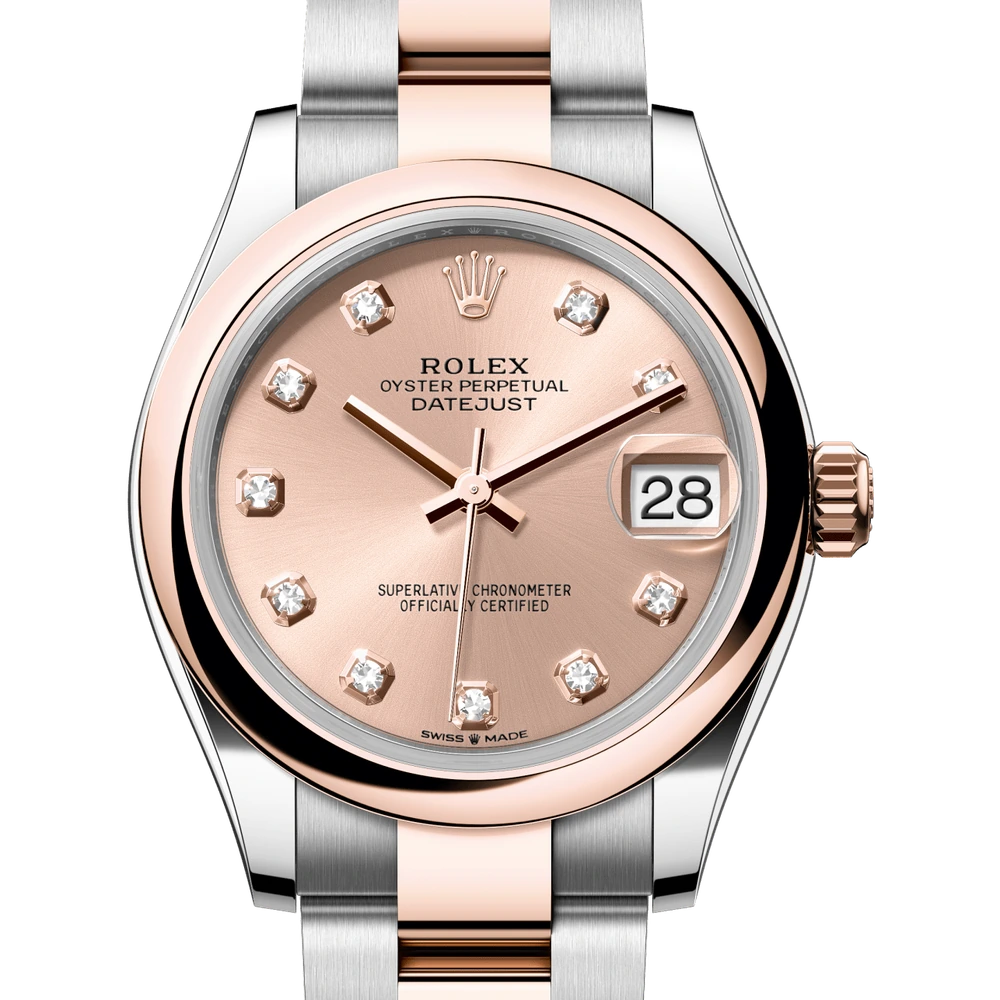 Rolex Datejust 31 Oyster, 31 mm, Oystersteel and Everose gold Reference 278241