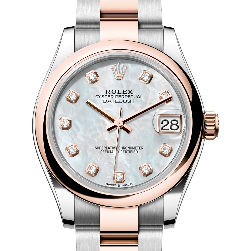 Rolex Datejust 31 Oyster, 31 mm, Oystersteel and Everose gold Reference 278241
