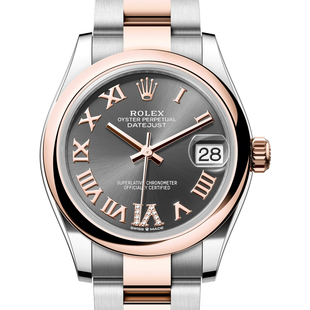 Rolex Datejust 31 Oyster, 31 mm, Oystersteel and Everose gold Reference 278241