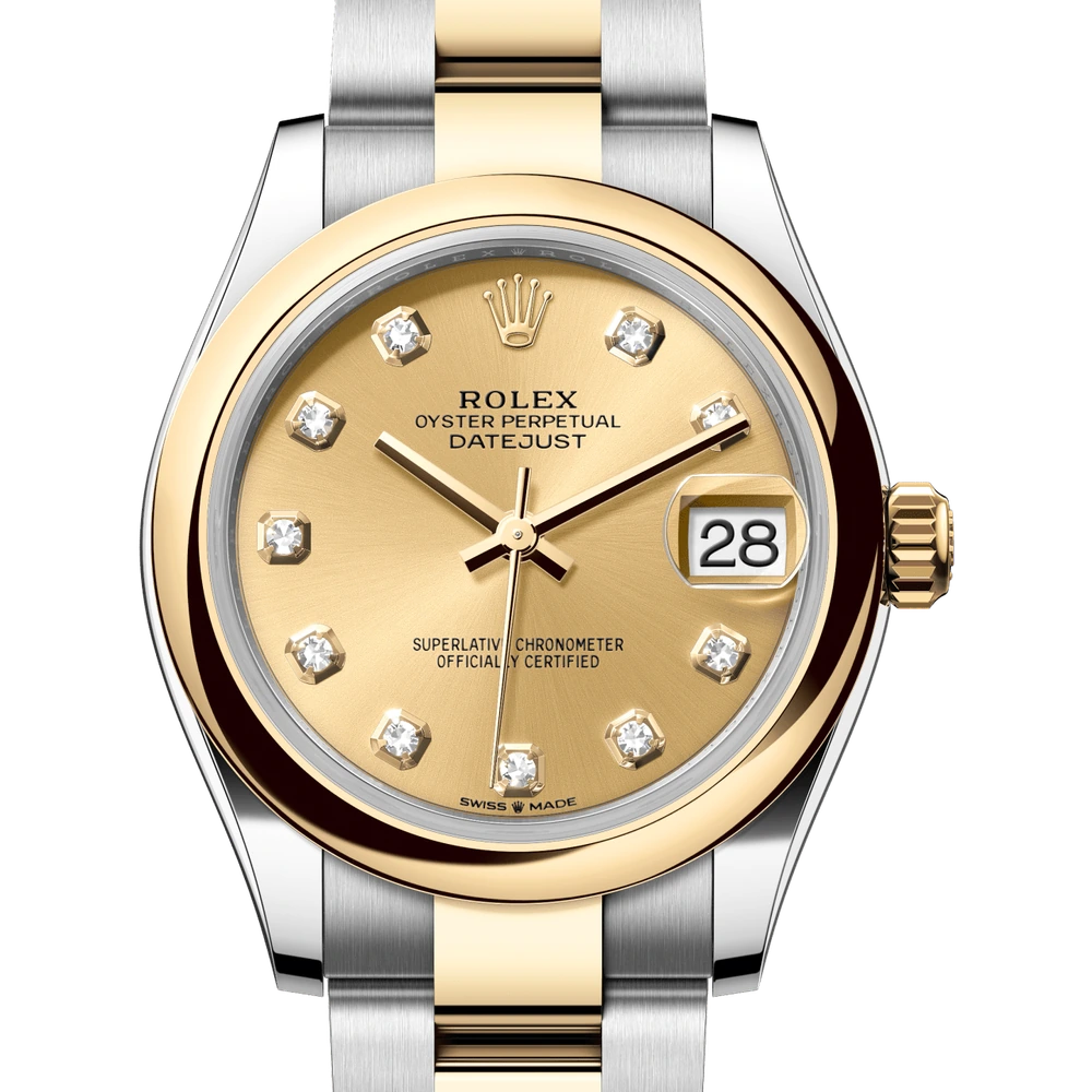 Rolex Datejust 31 Oyster, 31 mm, Oystersteel and yellow gold Reference 278243