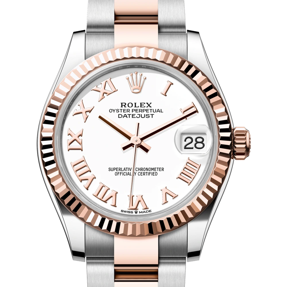 Rolex Datejust 31 Oyster, 31 mm, Oystersteel and Everose gold Reference 278271
