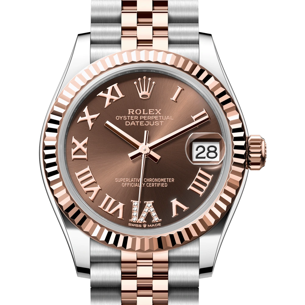 Rolex Datejust 31 Oyster, 31 mm, Oystersteel and Everose gold Reference 278271