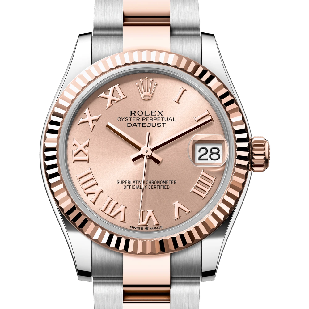 Rolex Datejust 31 Oyster, 31 mm, Oystersteel and Everose gold Reference 278271