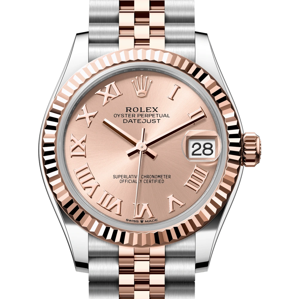 Rolex Datejust 31 Oyster, 31 mm, Oystersteel and Everose gold Reference 278271