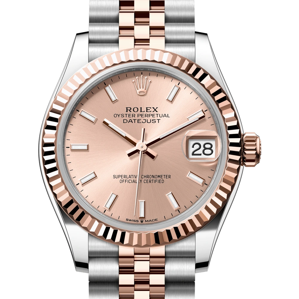 Rolex Datejust 31 Oyster, 31 mm, Oystersteel and Everose gold Reference 278271