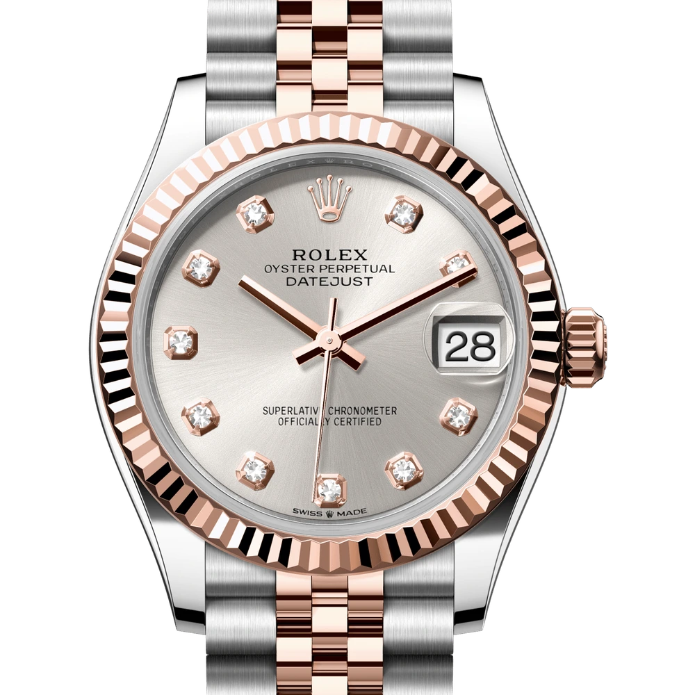 Rolex Datejust 31 Oyster, 31 mm, Oystersteel and Everose gold Reference 278271