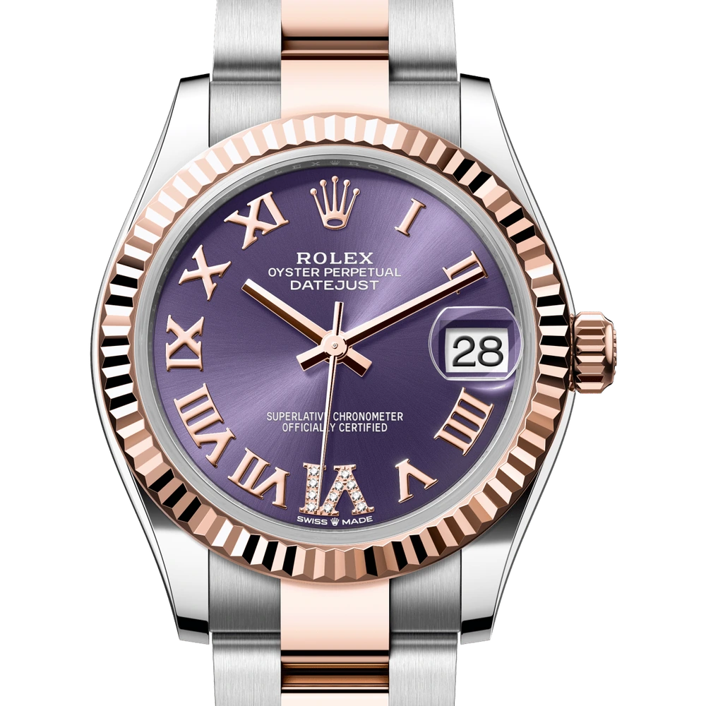 Rolex Datejust 31 Oyster, 31 mm, Oystersteel and Everose gold Reference 278271