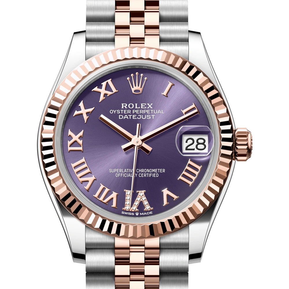 Rolex Datejust 31 Oyster, 31 mm, Oystersteel and Everose gold Reference 278271