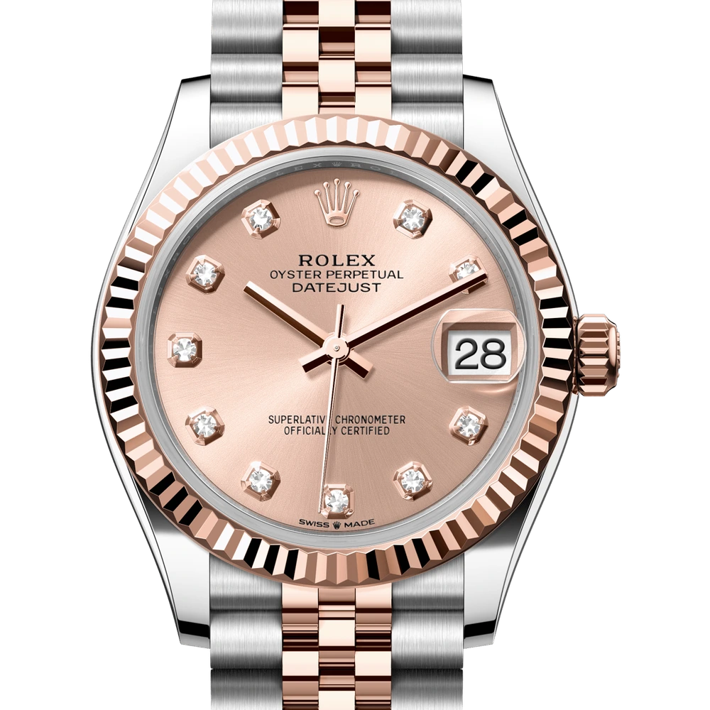 Rolex Datejust 31 Oyster, 31 mm, Oystersteel and Everose gold Reference 278271