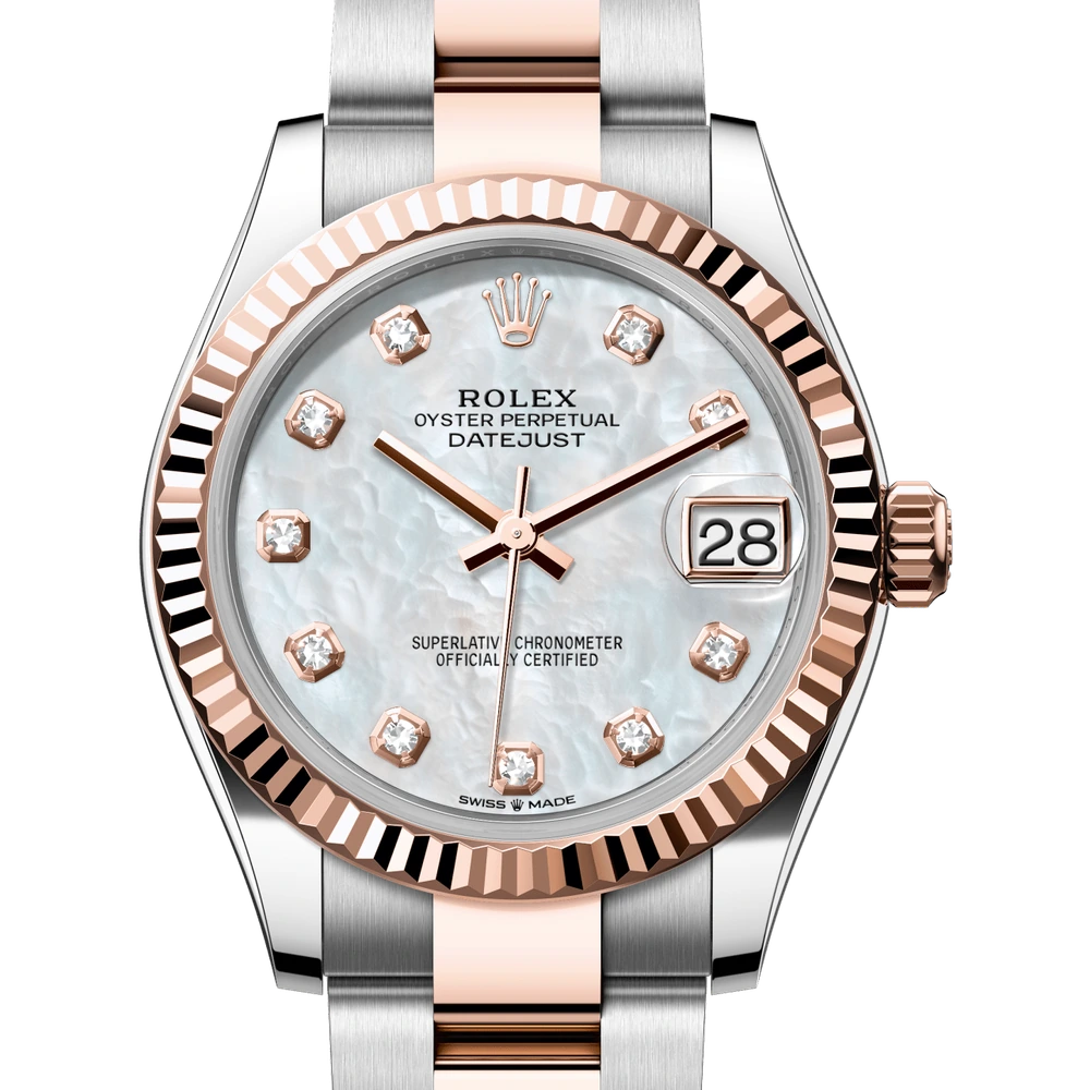 Rolex Datejust 31 Oyster, 31 mm, Oystersteel and Everose gold Reference 278271