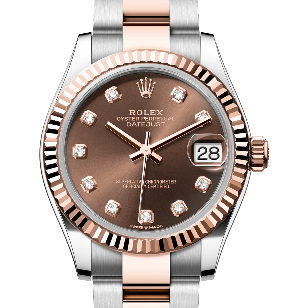 Rolex Datejust 31 Oyster, 31 mm, Oystersteel and Everose gold Reference 278271