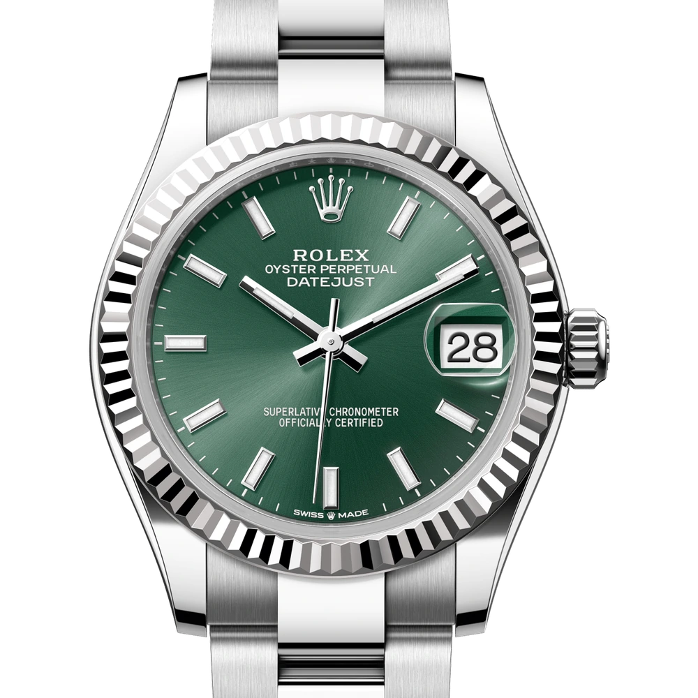 Rolex Datejust 31 Oyster, 31 mm, Oystersteel and white gold Reference 278274