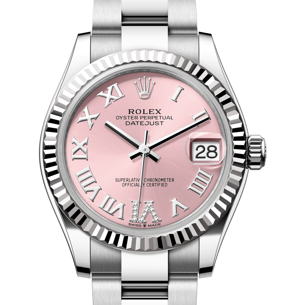 Rolex Datejust 31 Oyster, 31 mm, Oystersteel and white gold Reference 278274