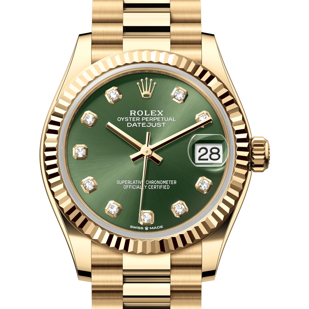 Rolex Datejust 31 Oyster, 31 mm, yellow gold Reference 278278