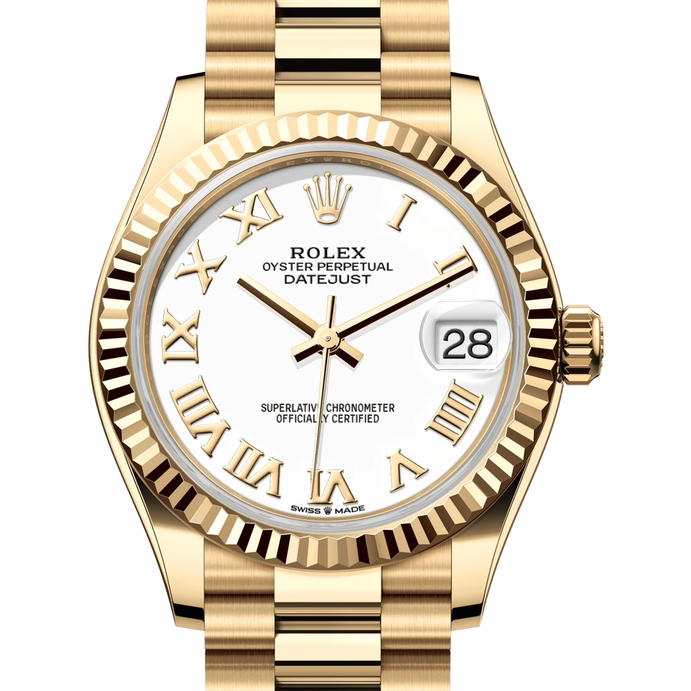 Rolex Datejust 31 Oyster, 31 mm, yellow gold Reference 278278
