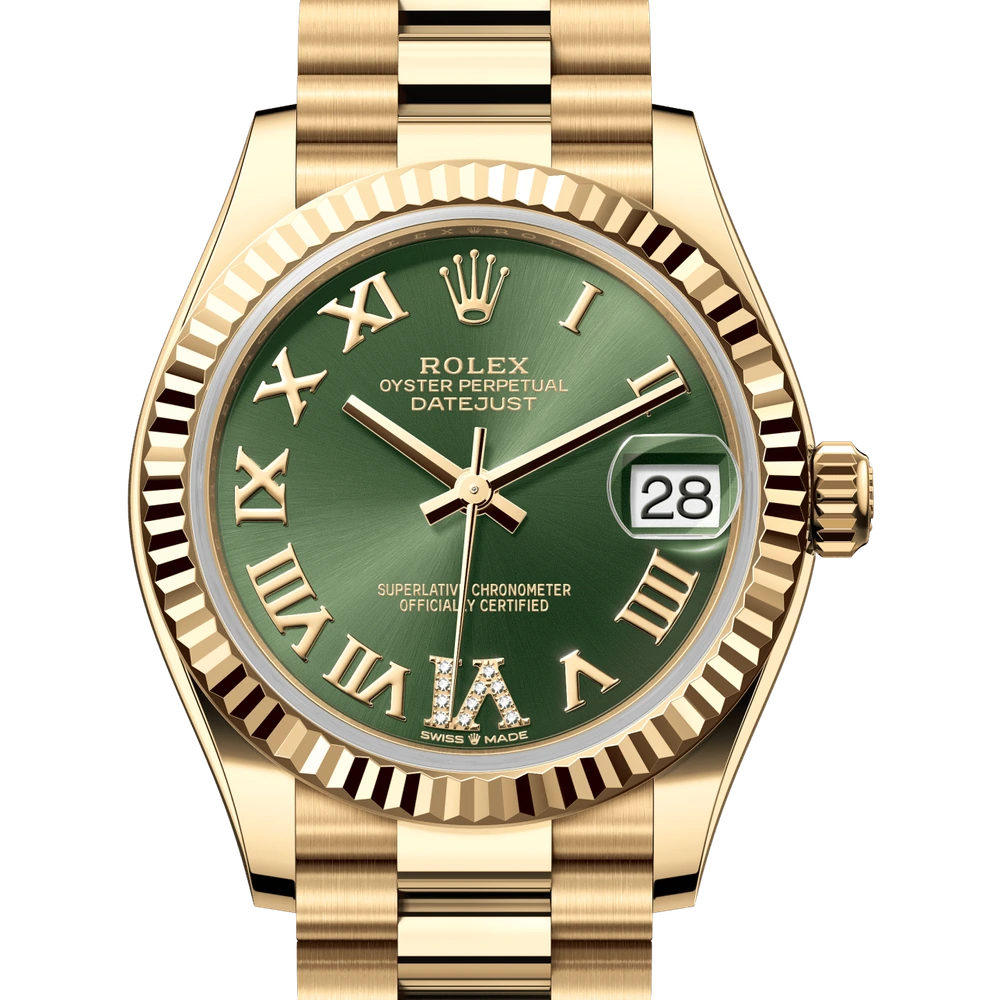 Rolex Datejust 31 Oyster, 31 mm, yellow gold Reference 278278