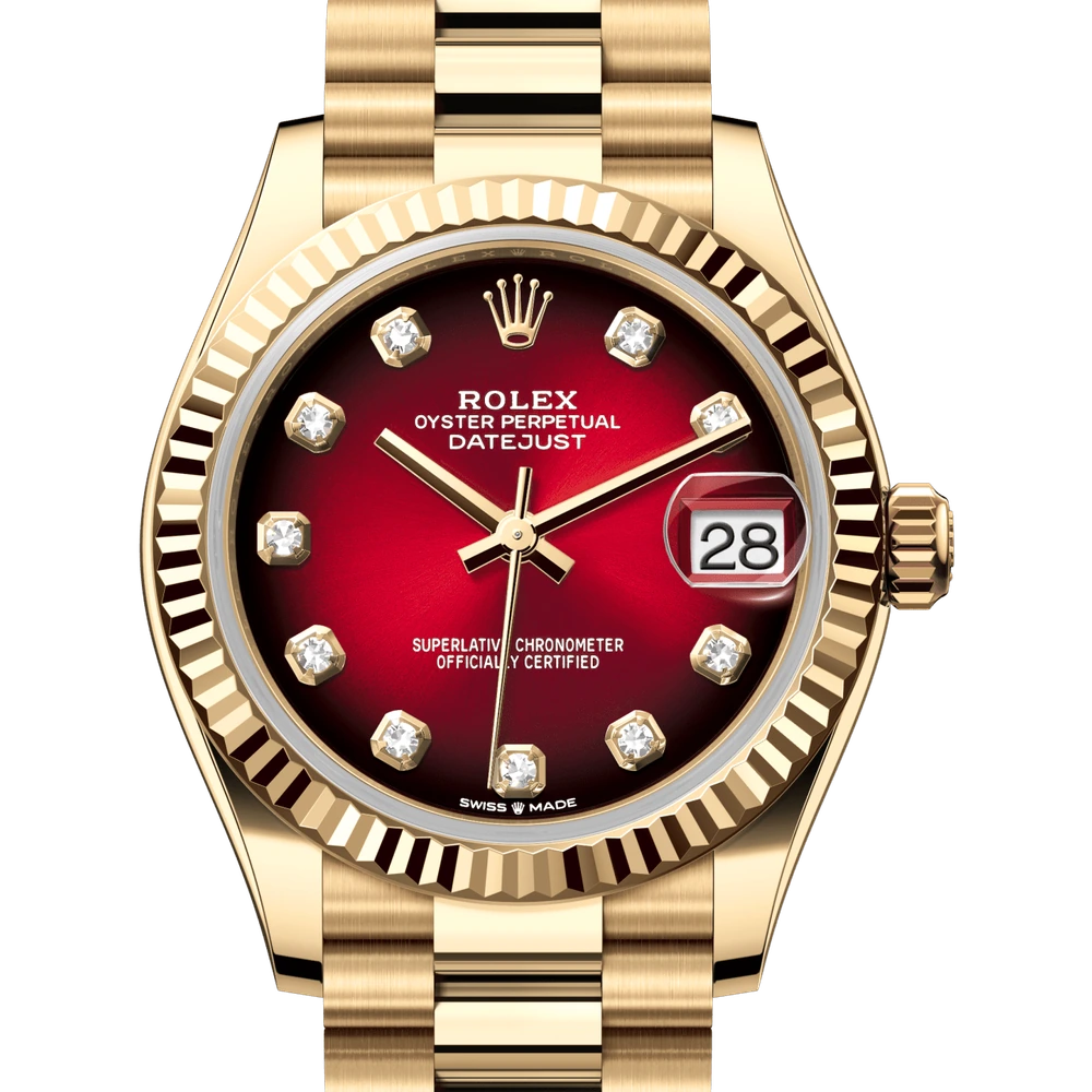 Rolex Datejust 31 Oyster, 31 mm, yellow gold Reference 278278