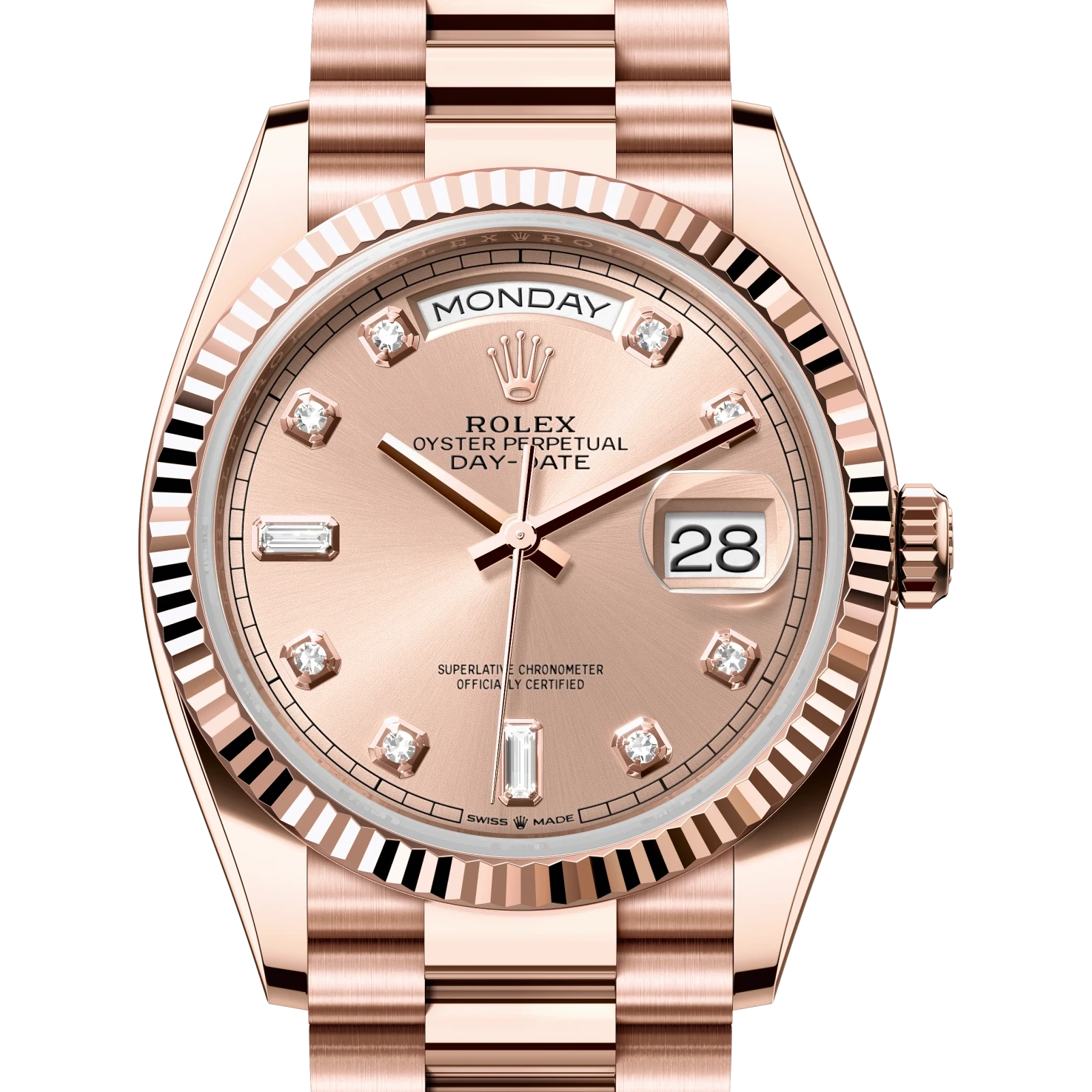 Rolex Day-Date 36 Oyster, 36 mm, Everose gold Reference 128235