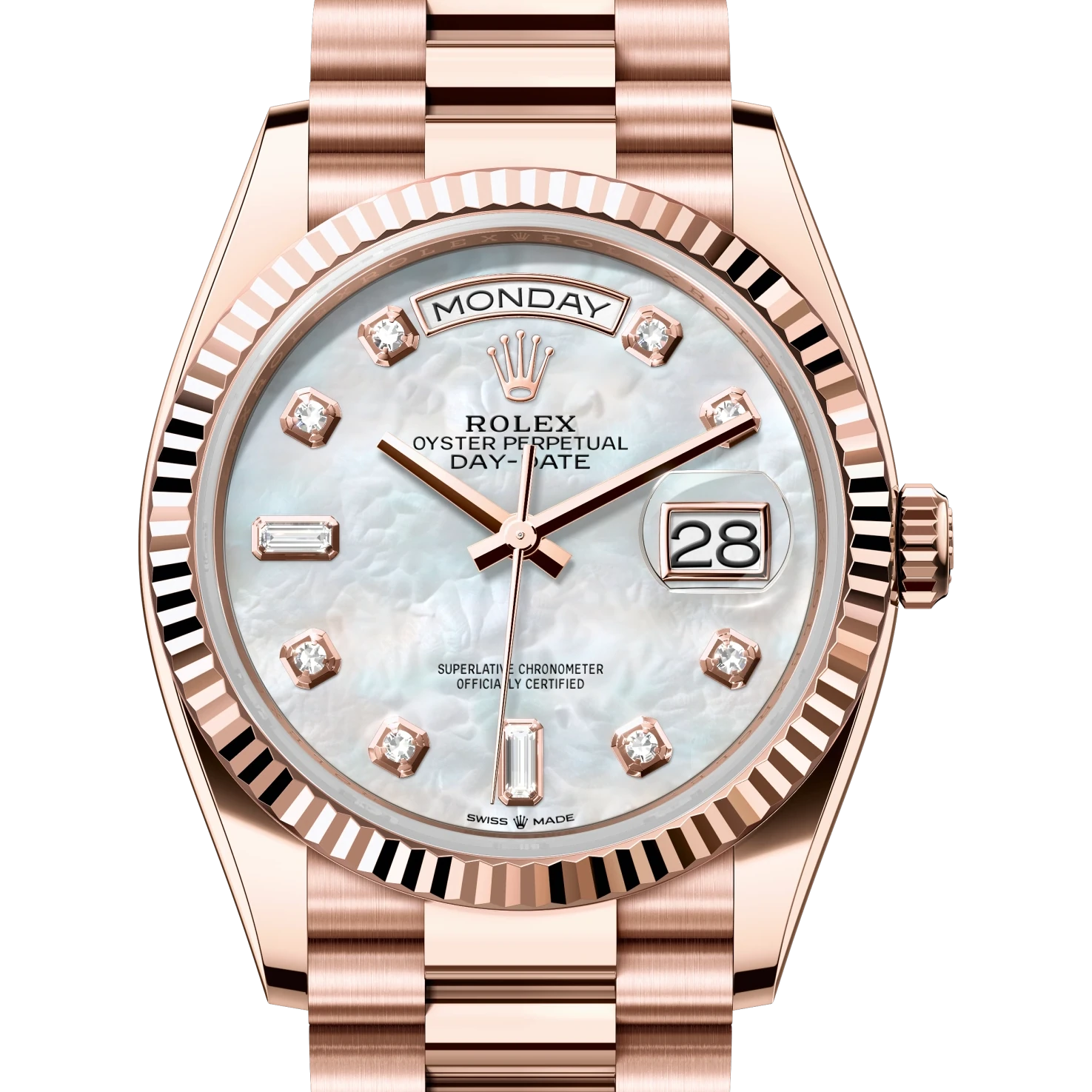 Rolex Day-Date 36 Oyster, 36 mm, Everose gold Reference 128235