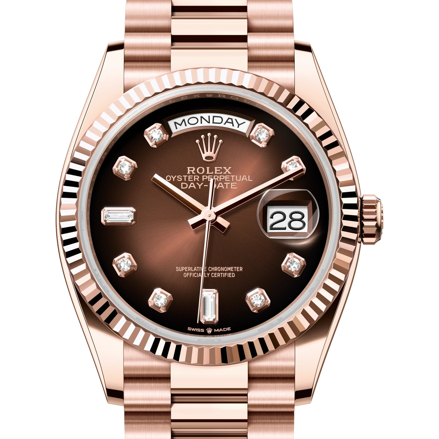 Rolex Day-Date 36 Oyster, 36 mm, Everose gold Reference 128235