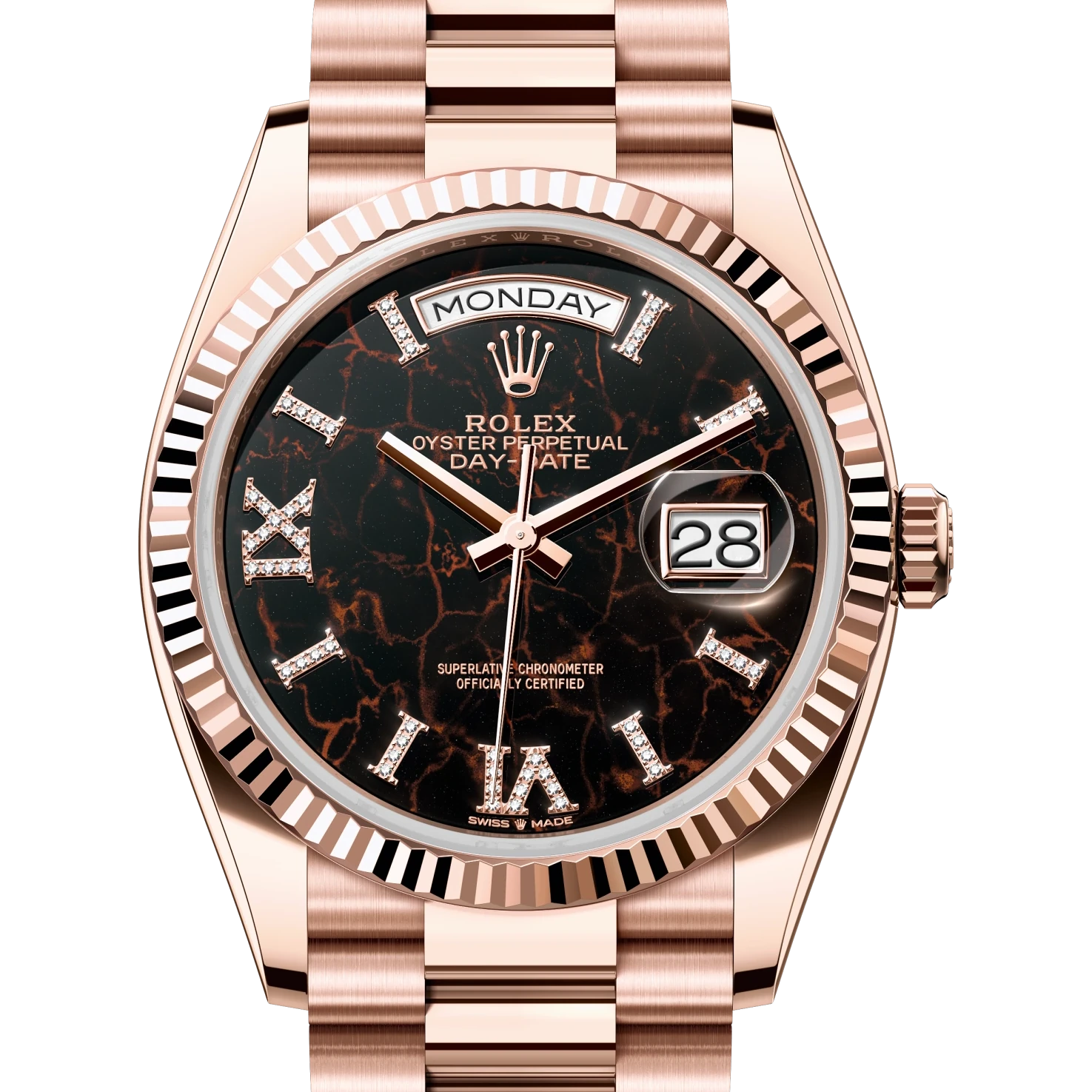 Rolex Day-Date 36 Oyster, 36 mm, Everose gold Reference 128235