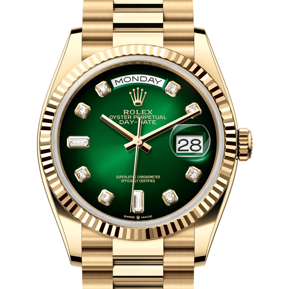 Rolex Day-Date 36 Oyster, 36 mm, yellow gold Reference 128238