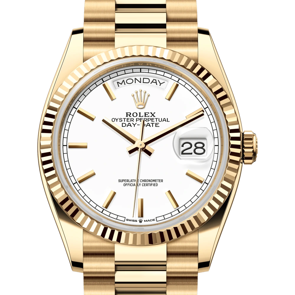 Rolex Day-Date 36 Oyster, 36 mm, yellow gold Reference 128238