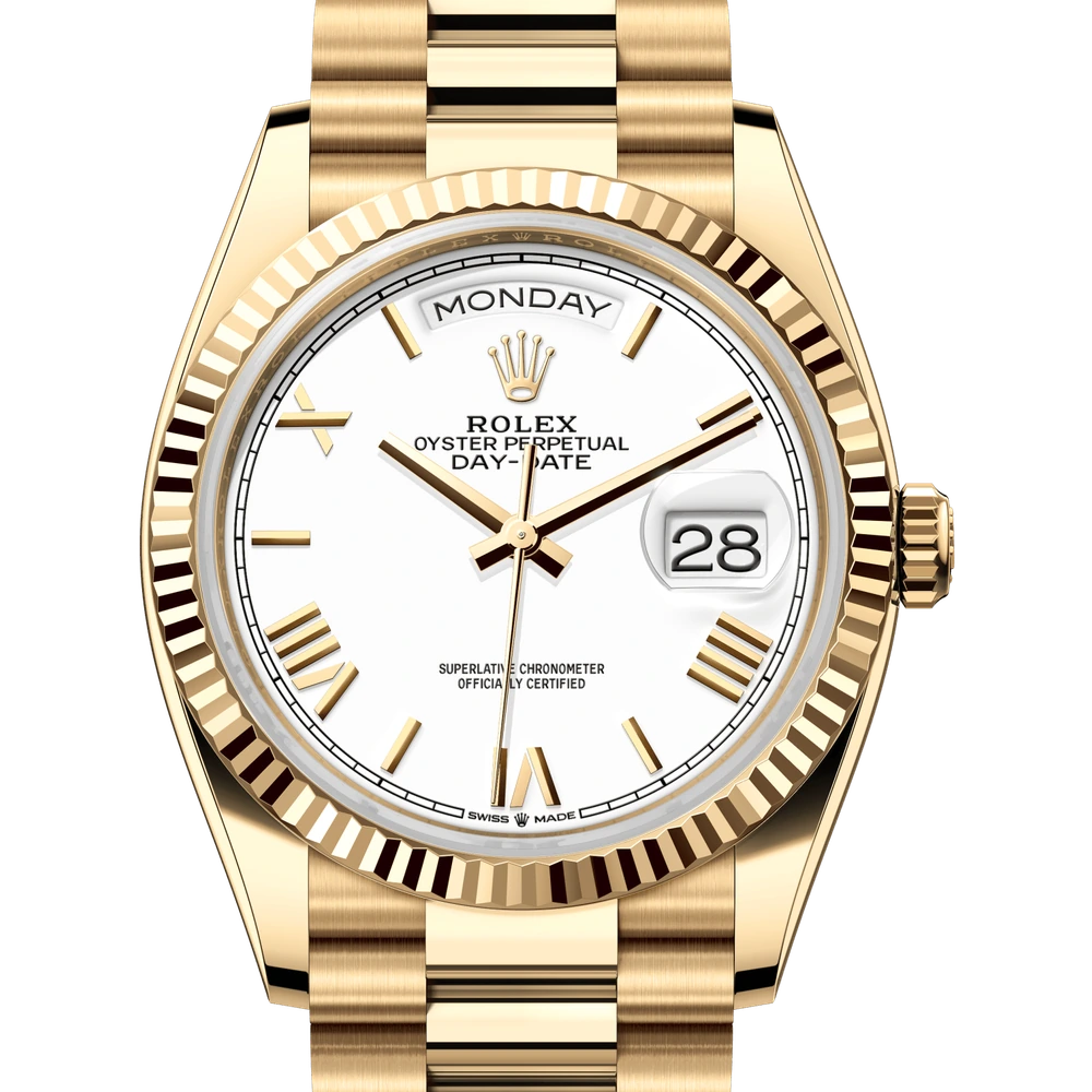 Rolex Day-Date 36 Oyster, 36 mm, yellow gold Reference 128238