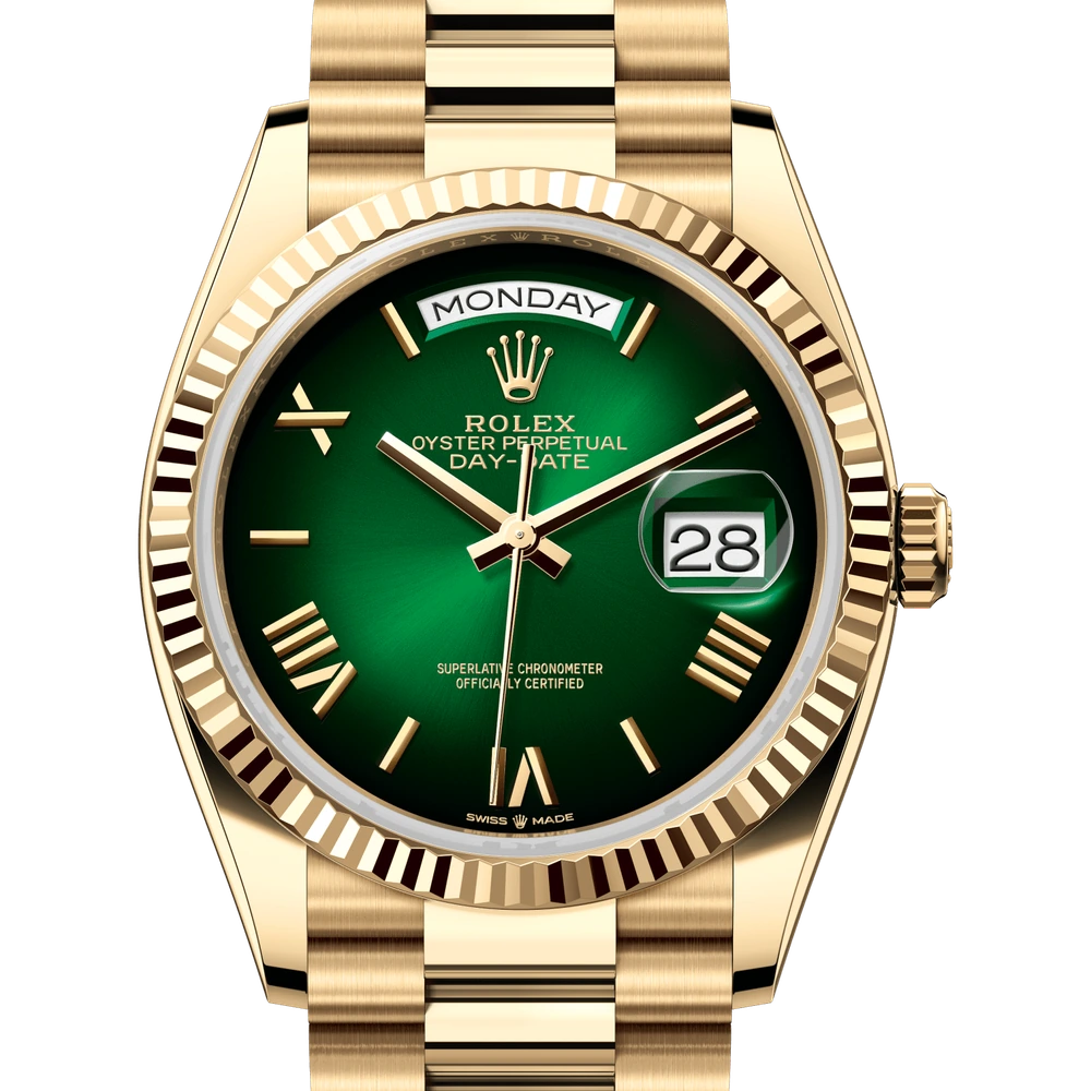Rolex Day-Date 36 Oyster, 36 mm, yellow gold Reference 128238
