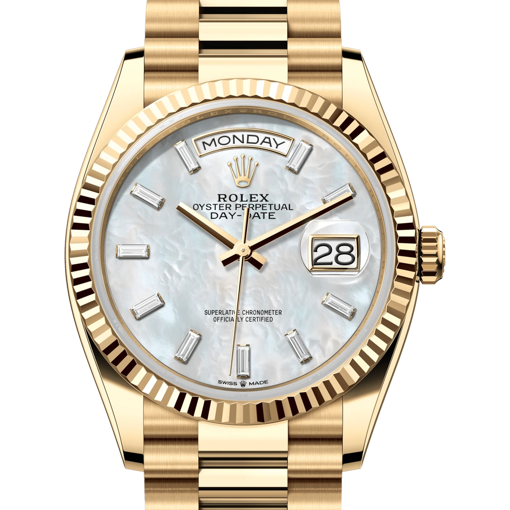 Rolex Day-Date 36 Oyster, 36 mm, yellow gold Reference 128238