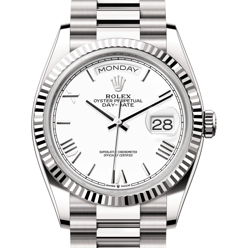Rolex Day-Date 36 Oyster, 36 mm, white gold Reference 128239