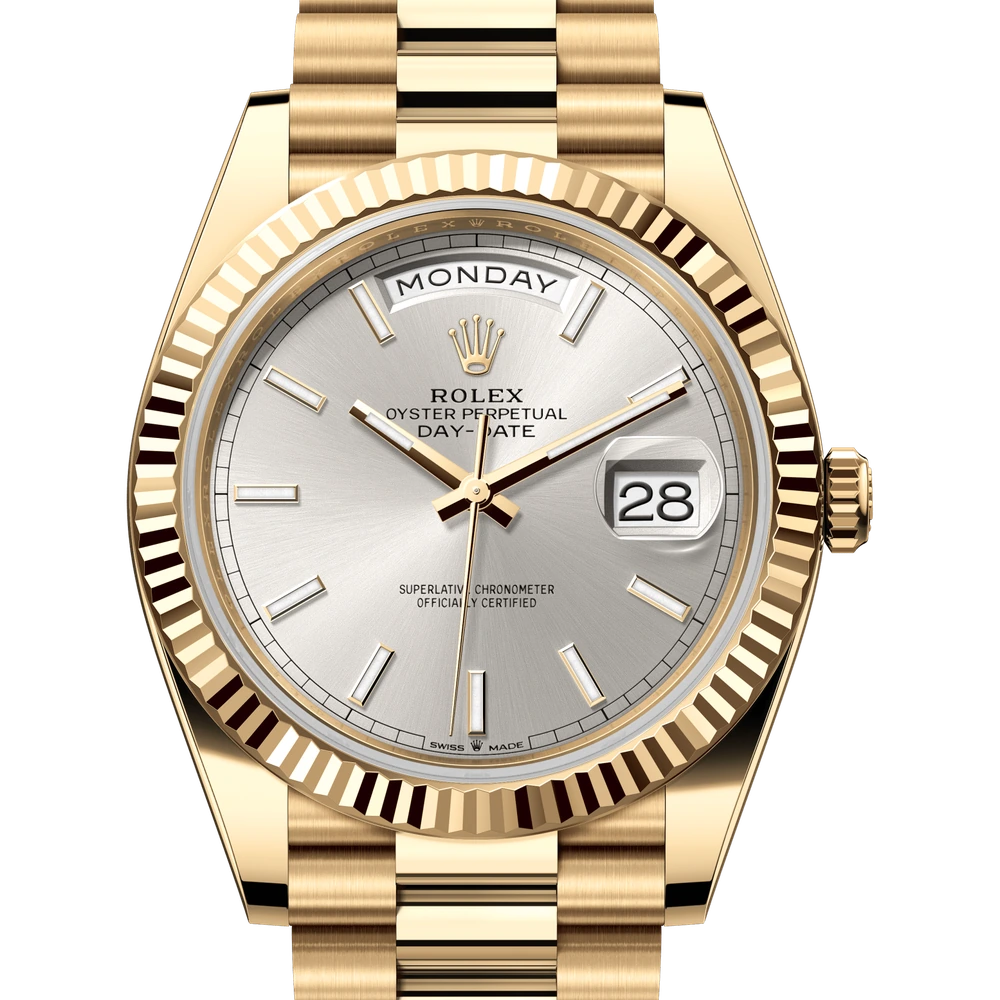 Rolex Day-Date 40 Oyster, 40 mm, yellow gold Reference 228238