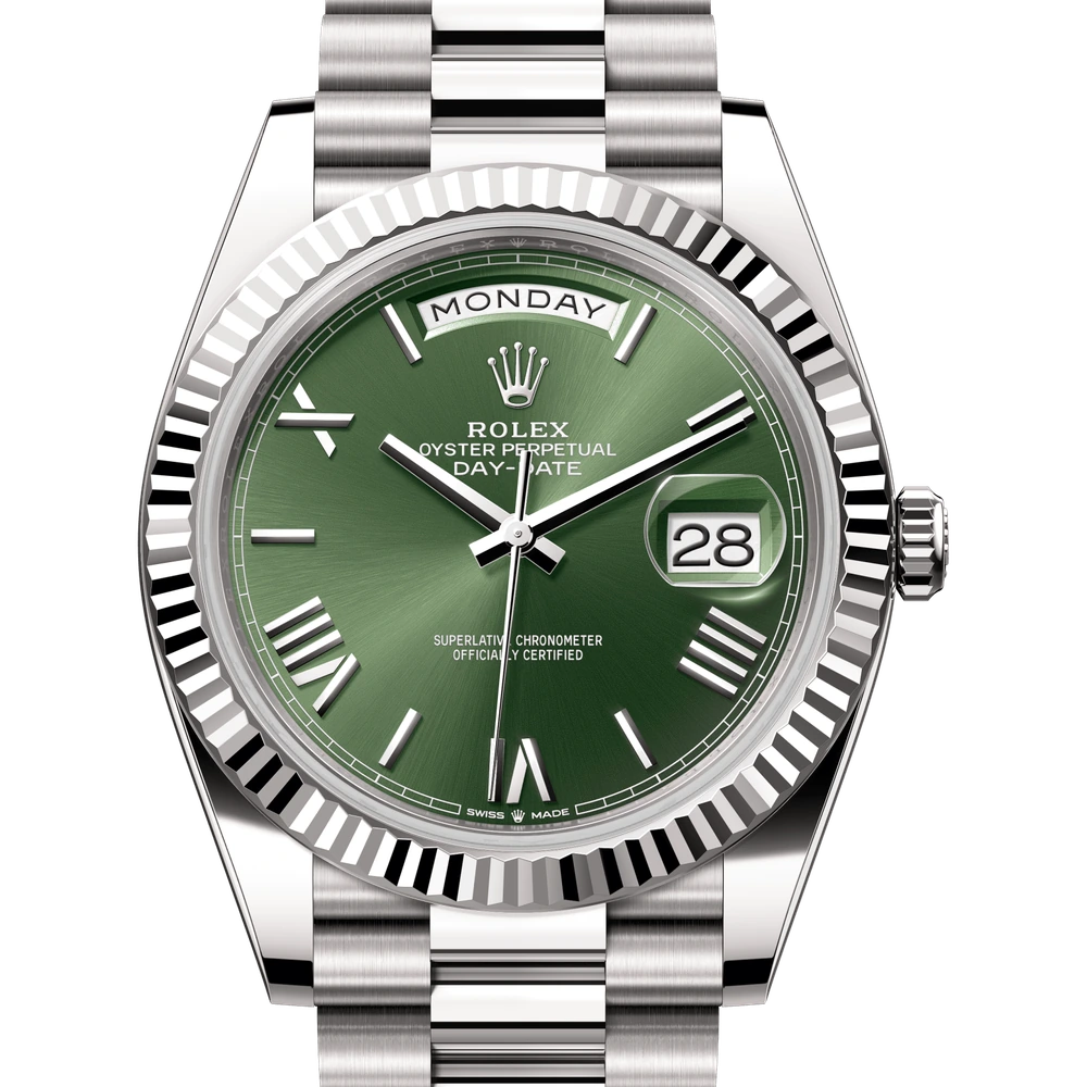 Rolex Day-Date 40 Oyster, 40 mm, white gold Reference 228239