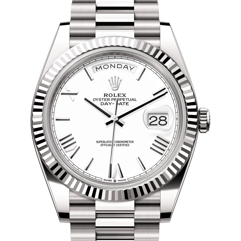 Rolex Day-Date 40 Oyster, 40 mm, white gold Reference 228239