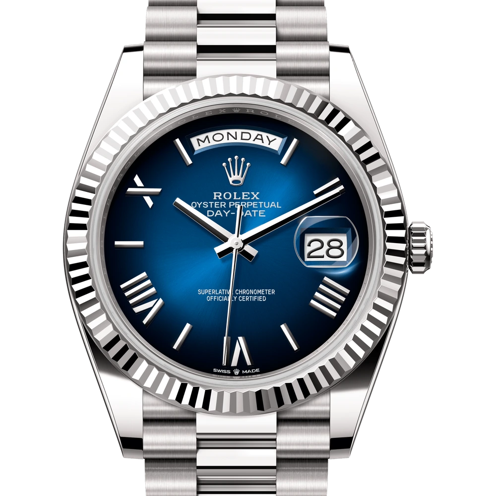 Rolex Day-Date 40 Oyster, 40 mm, white gold Reference 228239