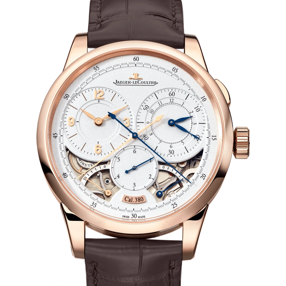 Jaeger-LeCoultre Chronographe, Pink gold, Silvered grey