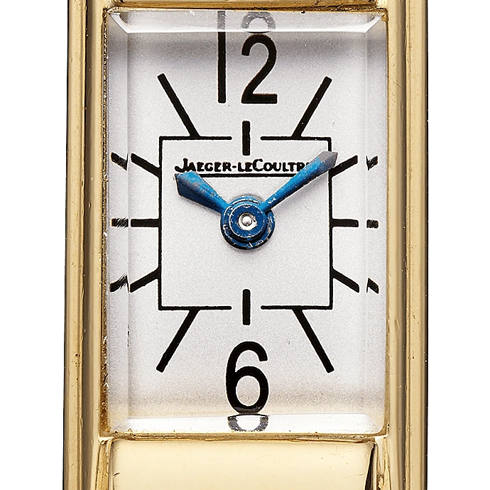 Jaeger-LeCoultre Duoplan 'Chaine', Yellow gold, White